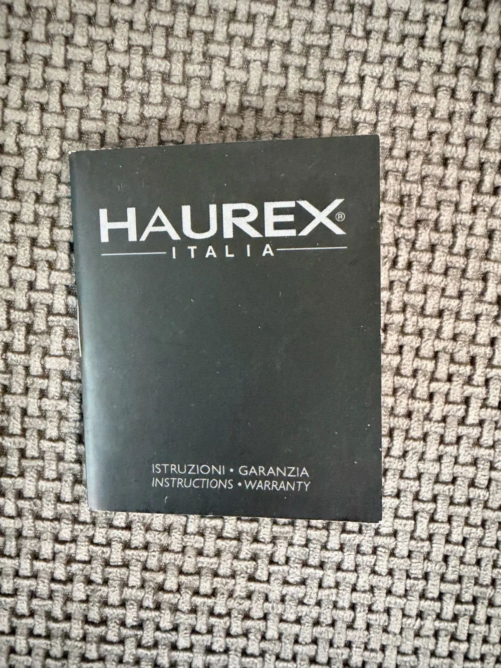 Haurex Italy Yacht Womens Watch Crystal Bezel Black Dial Leather Strap Italian